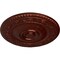 Ekena Millwork Neuveau Ceiling Medallion (Fits Canopies up to 6 3/8"), Hand-Painted Antique Copper, 24 1/4"OD x 2"P CM24NAACS - alternate 2